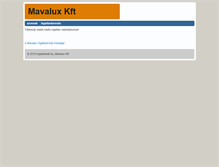 Tablet Screenshot of mavalux.kozvetito.net