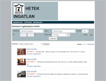 Tablet Screenshot of hetek.kozvetito.net